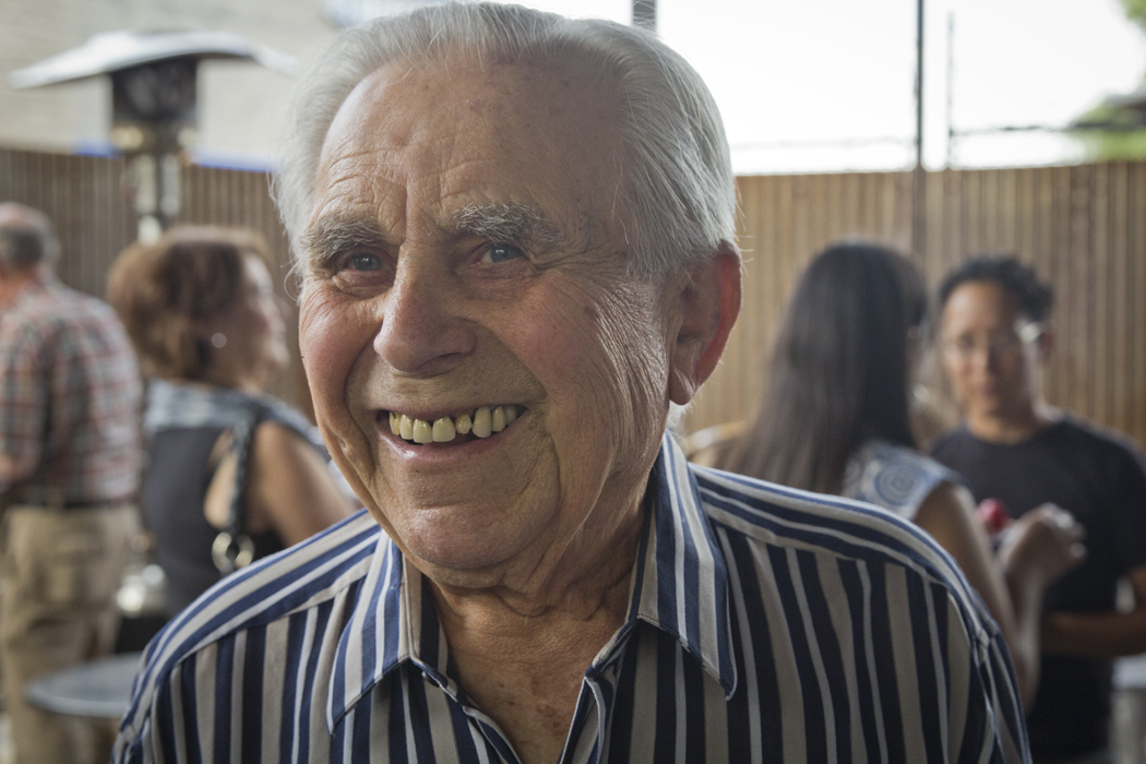 Bill Kugelman, a Holocaust survivor and a Tucson resident, attended a presentation of the Holocaust History Center's planned expansion.