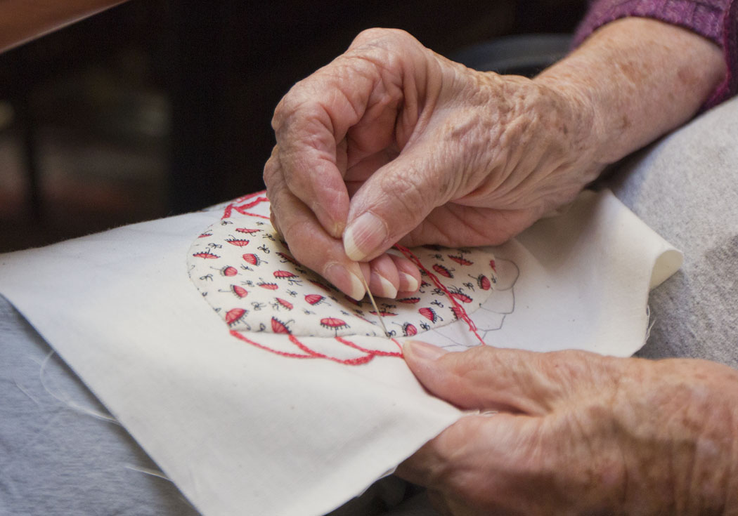 A quilt sown by Joy States