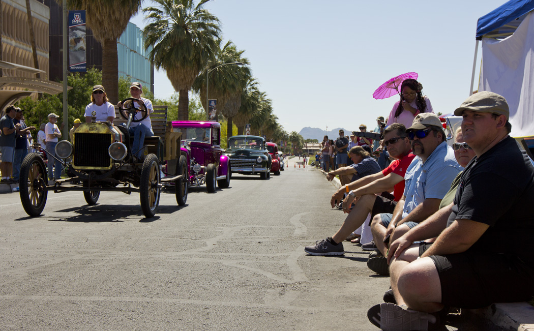 Car lovers attended the 41st Annual Rodders Days car show at the University of Arizona. The free show took place from Thursday to Saturday.