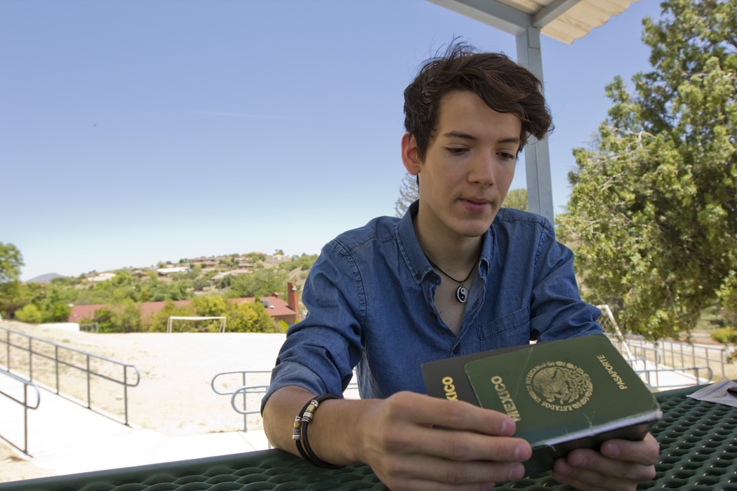 Jesús Alejandro Espinosa, 18, was one of 8,931 students who live in Mexico and attend schools, conservatories, seminars or colleges in the United States with F-1 student visas.
