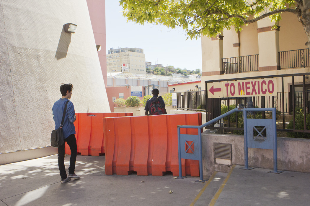 Jesús Alejandro Espinosa, 18, who lives in Mexico usually had a 30 to 40 minute commute to get to Lourdes Catholic School in the United States. 