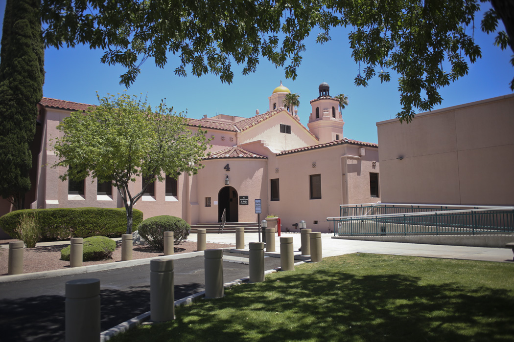 Southern Arizona VA healthcare System on May 26, 2015, Tucson, Arizona. It has a program that provides laundary, shower, therapy and help with housing for homeless veterans as well as at-risk veterans.