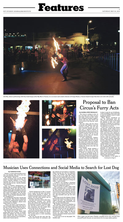 Page A9, designed by Keila Vizcarra.